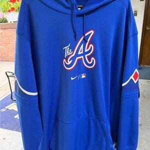 Nike Blue Therma-Fit Baseball Hoodie
